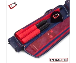 Cuetec 2x4 Navy Pro Line Pool Cue Case -Professional Billiards Equipment Store 23 ct pro line 2x4 navy 95 754 main pocket