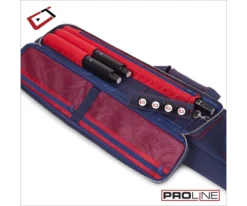 Cuetec 4x8 Navy Pro Line Pool Cue Case -Professional Billiards Equipment Store 23 ct pro line 4x8 navy 95 755 main pocket