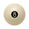 Reversed White 8 Ball -Professional Billiards Equipment Store bb8bw 01