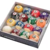 Action White Swirl Marble Pool Ball Set -Professional Billiards Equipment Store bbwm 01
