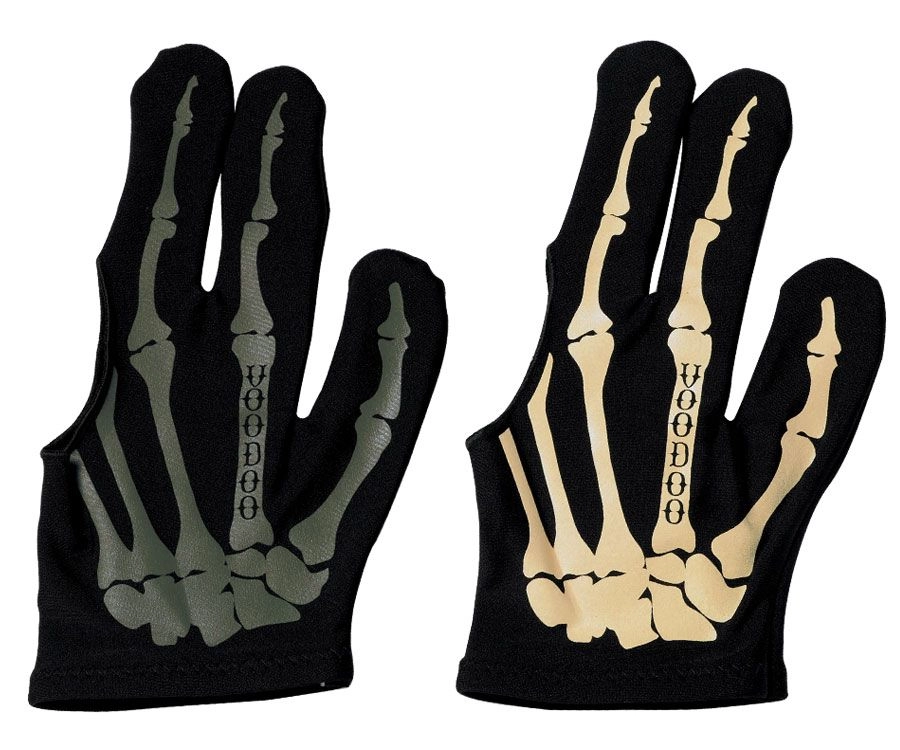 Voodoo Skeleton Pool And Billiard Gloves 3 Voodoo Skeleton Pool And Billiard Gloves