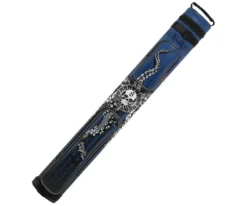 Eight Ball Mafia EBMC22J Blue Octopus 2 Butt 2 Shaft Hard Case -Professional Billiards Equipment Store ebmc22j 01