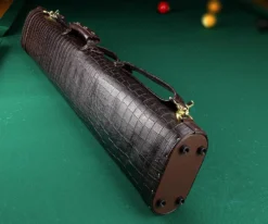 Elite 2 Butt 4 Shaft Brown Leather Case -Professional Billiards Equipment Store ecc24 brown 03 2