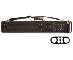 Elite 2 Butt 4 Shaft Brown Leather Case -Professional Billiards Equipment Store ecc24 cat 1
