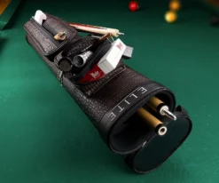 Elite Leatherette 2 Butt 4 Shaft Hard Case 17 Elite Leatherette 2 Butt 4 Shaft Hard Case -Professional Billiards Equipment Store eccp24 brown 01 1