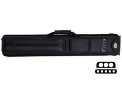 Elite Nexus 3 Butt 5 Shaft Hard Case -Professional Billiards Equipment Store ecn35 black cat 1