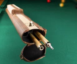 Elite 2x2 Vintage Cue Case Black -Professional Billiards Equipment Store ecv22 chestnut 02 2