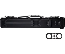 Elite 2x4 Vintage Cue Case Black -Professional Billiards Equipment Store ecv24 black cat