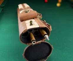 Elite 2x4 Vintage Cue Case Chestnut -Professional Billiards Equipment Store ecv24 chestnut 02