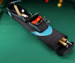 Elite ECW24 Blue 2 Butt 4 Shaft Wave Case -Professional Billiards Equipment Store ecw24 blue 01