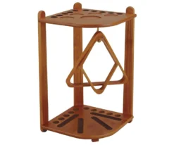 10 Cue Corner Floor Rack - Chocolate, Honey, Midnight Or Wine -Professional Billiards Equipment Store fr10 honey 01