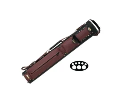 Instroke Cowboy 3 Butt 5 Shaft Leather Case -Professional Billiards Equipment Store isc35 brown 01