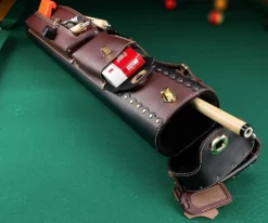 Instroke Cowboy 3 Butt 5 Shaft Leather Case -Professional Billiards Equipment Store isc35 mix 01
