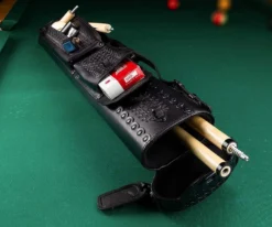 Instroke Southwest 2 Butt 4 Shaft Leather Case 9 Instroke Southwest 2 Butt 4 Shaft Leather Case -Professional Billiards Equipment Store issw24 black 01