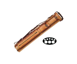 Instroke Tooled 3 Butt 5 Shaft Leather Case -Professional Billiards Equipment Store ist35 rust 01