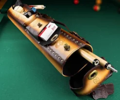 Instroke Tooled 3 Butt 5 Shaft Leather Case -Professional Billiards Equipment Store ist35 rust 01 1