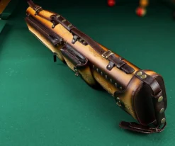 Instroke Tooled 3 Butt 5 Shaft Leather Case -Professional Billiards Equipment Store ist35 rust 03