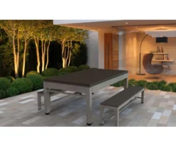 Lexington 3-in-1 Outdoor Pool/Dining/Ping Pong Table From Spencer Marston - FREE Installation