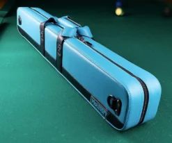 Molinari 2 Butt 4 Shaft Navy Flat Cue Case -Professional Billiards Equipment Store mlcf24 03