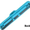 Molinari 2 Butt 4 Shaft Cyan/Black Flat Cue Case 1 Molinari 2 Butt 4 Shaft Cyan/Black Flat Cue Case -Professional Billiards Equipment Store mlcf24 cyan back 01