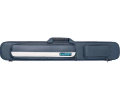 Molinari 2 Butt 4 Shaft Navy Flat Cue Case -Professional Billiards Equipment Store mlcf24 navy white cat