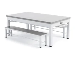 Nantucket 3-in-1 Outdoor Pool/Dining/Ping Pong Table From Spencer Marston - FREE Installation -Professional Billiards Equipment Store nantucket 3