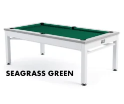 Nantucket 3-in-1 Outdoor Pool/Dining/Ping Pong Table From Spencer Marston - FREE Installation -Professional Billiards Equipment Store nantucket seagrass green 1