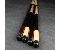 Economy Two-Piece Pool Cue Bundle (4 House Cues Set) -Professional Billiards Equipment Store pdeco bundle
