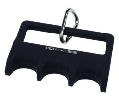 QK-S Cue Holder - 3 Cue -Professional Billiards Equipment Store qhqks3 black 01