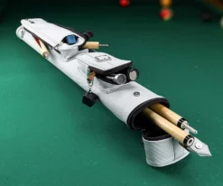 QKS Ray 2 Butt 2 Shaft Hard Case -Professional Billiards Equipment Store qks03 grey 01