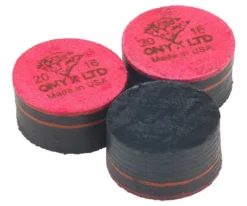 Tiger Onyx Pool Cue Tips (Box Of 12) -Professional Billiards Equipment Store qtton1 01 1