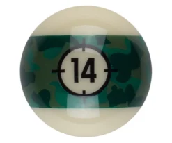 Aramith Camo Single Replacement Balls -Professional Billiards Equipment Store rbcam 14ball 01