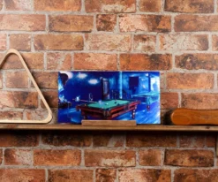 "Phantom Of The Game" Shelf Art With Display - Rich Color -Professional Billiards Equipment Store rtnptc 02