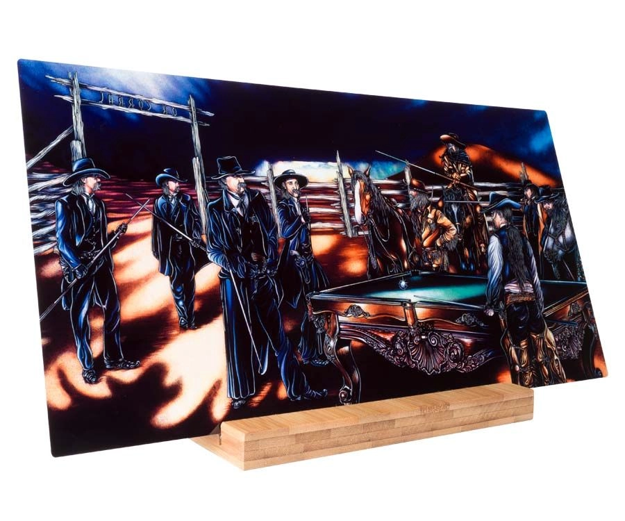 "Shoot Out" Shelf Art With Display - Rich Color 3 "Shoot Out" Shelf Art With Display - Rich Color