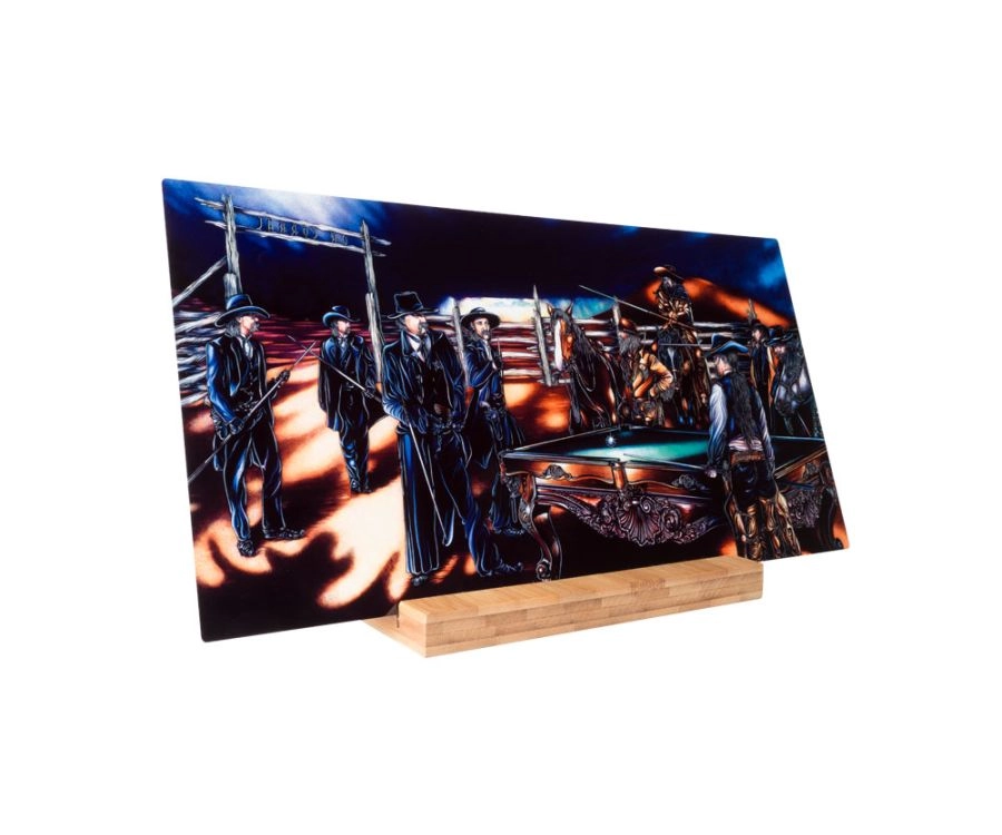 "Shoot Out" Shelf Art With Display - Rich Color 4 "Shoot Out" Shelf Art With Display - Rich Color - Image 2
