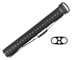 Tango Angus Black 2 Butt 2 Shaft Hard Case -Professional Billiards Equipment Store taam22 black 02