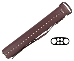Tango Angus Burgundy 2 Butt 4 Shaft Hard Case -Professional Billiards Equipment Store taam24 burgundy 02