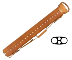 Tango Pampa Tan 2 Butt 2 Shaft Leather Cue Case -Professional Billiards Equipment Store tapm22 tan 02