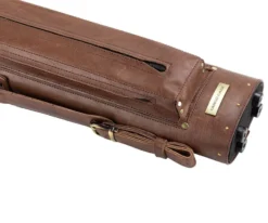Tango Pampa Chestnut 2 Butt 4 Shaft Leather Cue Case -Professional Billiards Equipment Store tapm24 chestnut 04