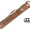 Tango Pampa Chestnut 3 Butt 5 Shaft Leather Cue Case -Professional Billiards Equipment Store tapm35 chestnut 01