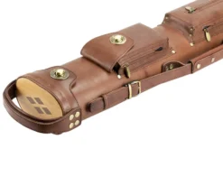 Tango Pampa Chestnut 3 Butt 5 Shaft Leather Cue Case 9 Tango Pampa Chestnut 3 Butt 5 Shaft Leather Cue Case -Professional Billiards Equipment Store tapm35 chestnut 03