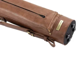 Tango Pampa Chestnut 3 Butt 6 Shaft Leather Cue Case -Professional Billiards Equipment Store tapm36 chestnut 04