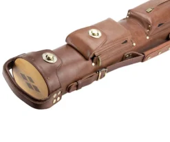 Tango Pampa Chestnut 3 Butt 7 Shaft Leather Cue Case 9 Tango Pampa Chestnut 3 Butt 7 Shaft Leather Cue Case -Professional Billiards Equipment Store tapm37 chestnut 03