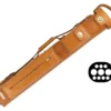 Tango Pampa Tan 3 Butt 7 Shaft Leather Cue Case -Professional Billiards Equipment Store tapm37 tan 01