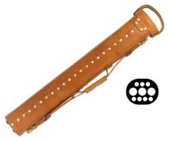 Tango Pampa Tan 3 Butt 7 Shaft Leather Cue Case -Professional Billiards Equipment Store tapm37 tan 02