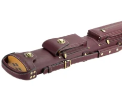 Tango Zorzal Burgundy 2 Butt 4 Shaft Hard Case -Professional Billiards Equipment Store tazm24 burgundy 03