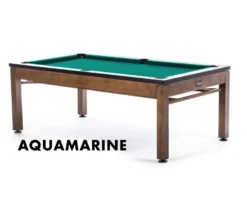 Tucson 3-in-1 Outdoor Pool/Dining/Ping Pong Table From Spencer Marston - FREE Installation -Professional Billiards Equipment Store tucson aquamarine