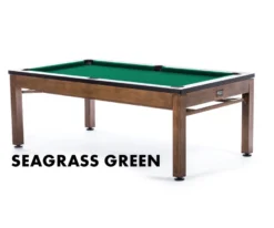 Tucson 3-in-1 Outdoor Pool/Dining/Ping Pong Table From Spencer Marston - FREE Installation -Professional Billiards Equipment Store tucson seagrass green