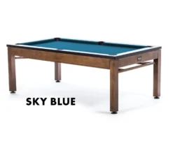 Tucson 3-in-1 Outdoor Pool/Dining/Ping Pong Table From Spencer Marston - FREE Installation -Professional Billiards Equipment Store tucson sky blue
