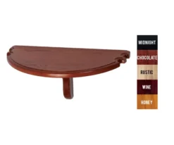 Half Moon Pool Cue Holder Shelf -Professional Billiards Equipment Store wrshh sm 1 1